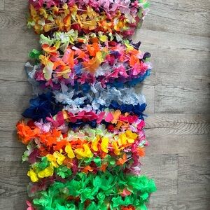 Colorful Hawaiian Leis Set